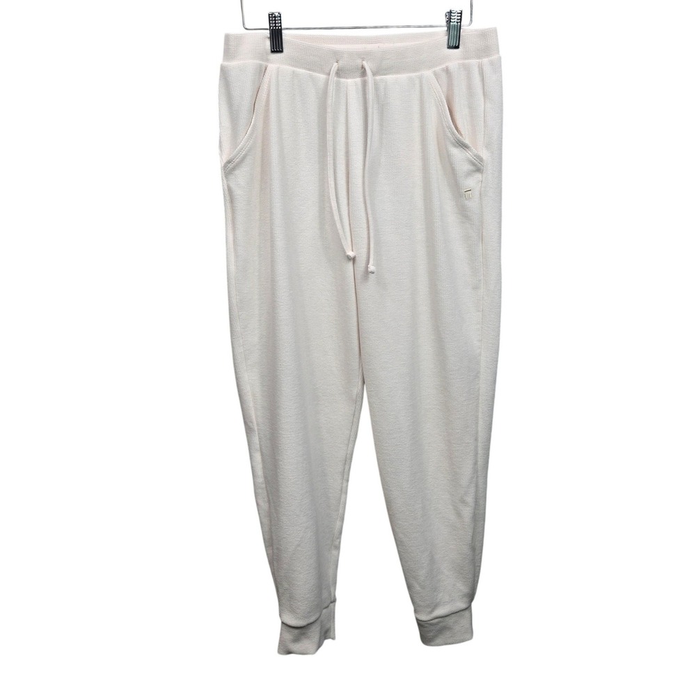 Tommy John Pajama Lounge Pants Soft Waffle Knit Cream Womens‎ Size Medium